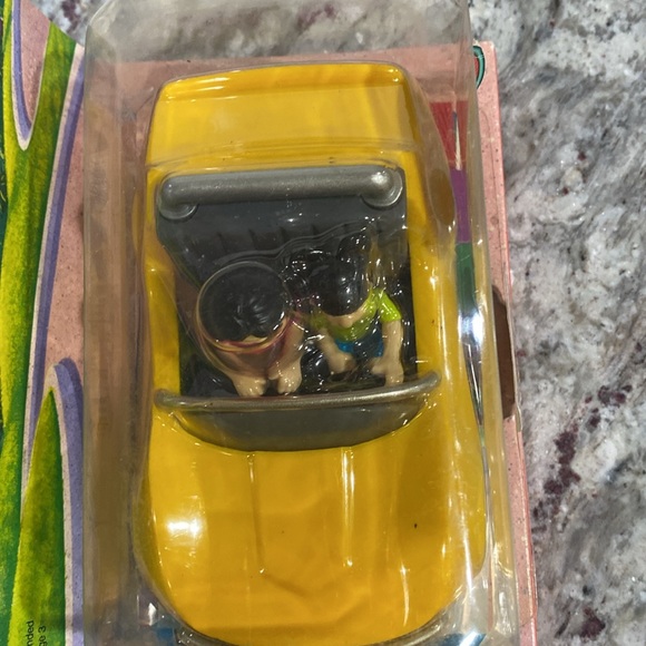 Disneyland NWOT Autopia Collectible Yellow Car “Classic” Disney Chevron Car - Picture 11 of 16